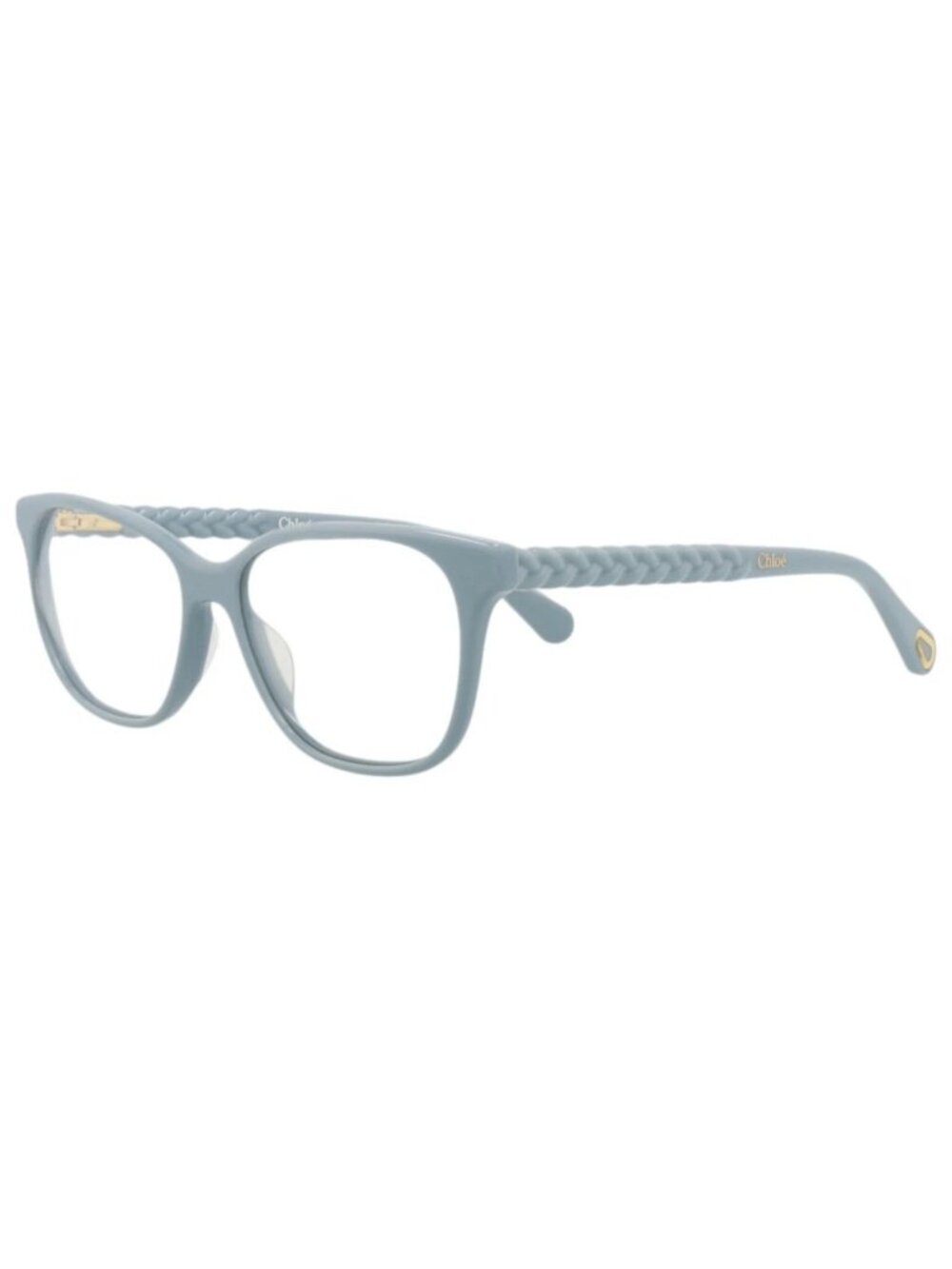 New Chloé Women's Eyeglasses Cat Eye Acetate Frame Kids Unisex Light Blue Light